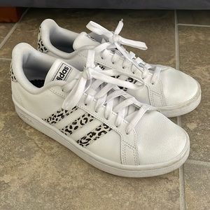 Adidas leopard sneakers